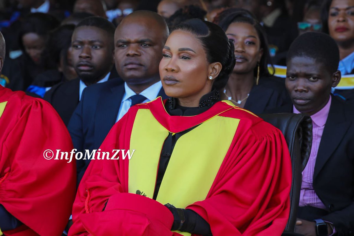nickmangwana's tweet photo. Colonel Miniyotabo Francisca Baloyi-Chiwenga (Wife of the Honourable Vice President, Gen. (Rtd) Dr. C.G.D.N. Chiwenga)

Doctor of Business Leadership Degree

Title of Thesis: The ‘Guns’ versus ‘Butter’ dilemma in Zimbabwe, 1990-2023

Citation:
Few national choices are more difficult than deciding how limited resources should be distributed among competing priorities. Miniyotabo Francisca Baloyi-Chiwenga examined this challenge through Zimbabwe’s enduring “guns versus butter” dilemma from 1990 to 2023. Spanning more than three decades, her research provides a longitudinal examination of competing national demands and development priorities. The study places these choices within the wider context of leadership, policy formulation and national decision-making. Her work provides a historically informed perspective on how states navigate competing priorities when resources are finite, and development needs remain substantial.
#Education5.0