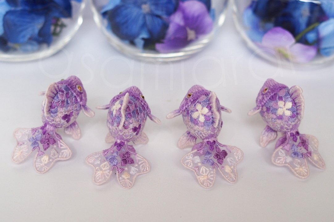 _utura_utura_'s tweet photo. Are there any followers outside Japan who would be interested in purchasing the hydrangea goldfish?

 I'm thinking of setting aside a couple of them for international buyers and trying to sell them through BASE. https://t.co/rf77ms6lRZ