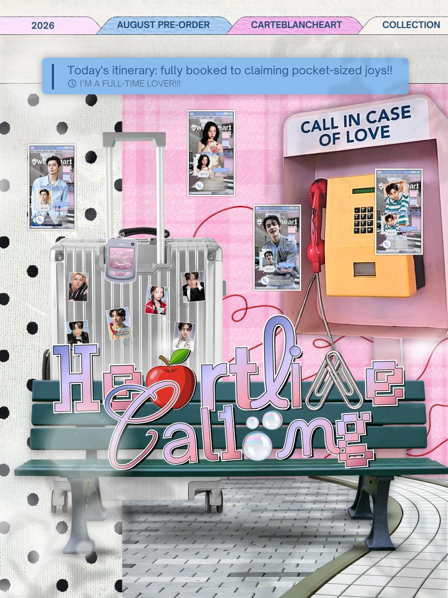 cartebIancheart's tweet photo. ♪ Heartline Calling Pre-Order 💭☎️ ᵎ!ᵎ
by @cartebIancheart

🗓 27.08 – 04.09
🍬 https://t.co/pz9PsjmyOU 
. . . WW GO 🌐 kindly DM!

Available for ENHYPEN, EVAN, LNGSHOT, CORTIS, BOYNEXTDOOR, ALD1, TWS, RIIZE, aespa, Hearts2Hearts.

💟 &amp; 🔁 are appreciated! https://t.co/tlyzFKuE9h