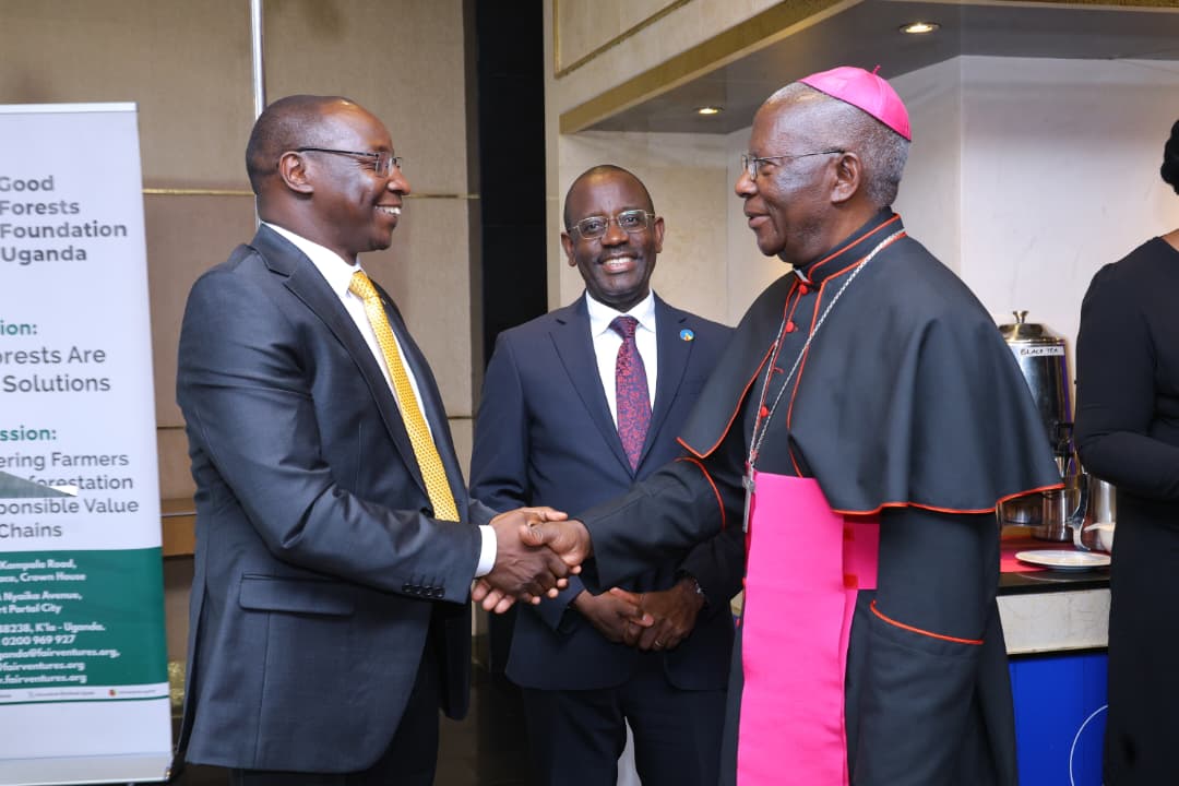 CentenaryBank's tweet photo. At the launch of the #CenteGreenProgramme, Chief Guest Rt. Rev. Bishop Antony Zziwa, representing the Uganda Episcopal Conference, delivered a powerful reminder of our collective responsibility to protect and restore our environment.
Reflecting on the changing rainfall patterns and prolonged dry seasons being experienced across different parts of Uganda, from Mityana, Masaka to Karamoja - Bishop Zziwa highlighted the connection between environmental degradation and the weakening of our natural ecosystems.
He pointed to the continued loss of forests, widespread tree cutting and charcoal burning as signs of the pressure being placed on our natural environment. As forests disappear, so do some of the natural systems that support rainfall, agriculture, livelihoods and communities.
He challenged us to look beyond planting trees to understanding their long-term value and taking responsibility for their survival.
“Planting a tree is not the end. We must continue to water, nurture and protect it.”
This is at the heart of the #CenteGreenProgramme - a commitment to restoring degraded land, growing trees and mobilizing communities and partners to take meaningful action for a greener and more sustainable Uganda.
As we launch this programme, the call is clear: let us join hands to restore creation and protect Mother Earth for generations to come.
We grow trees. We transform lives. We restore creation. #CenteGreenProgramme