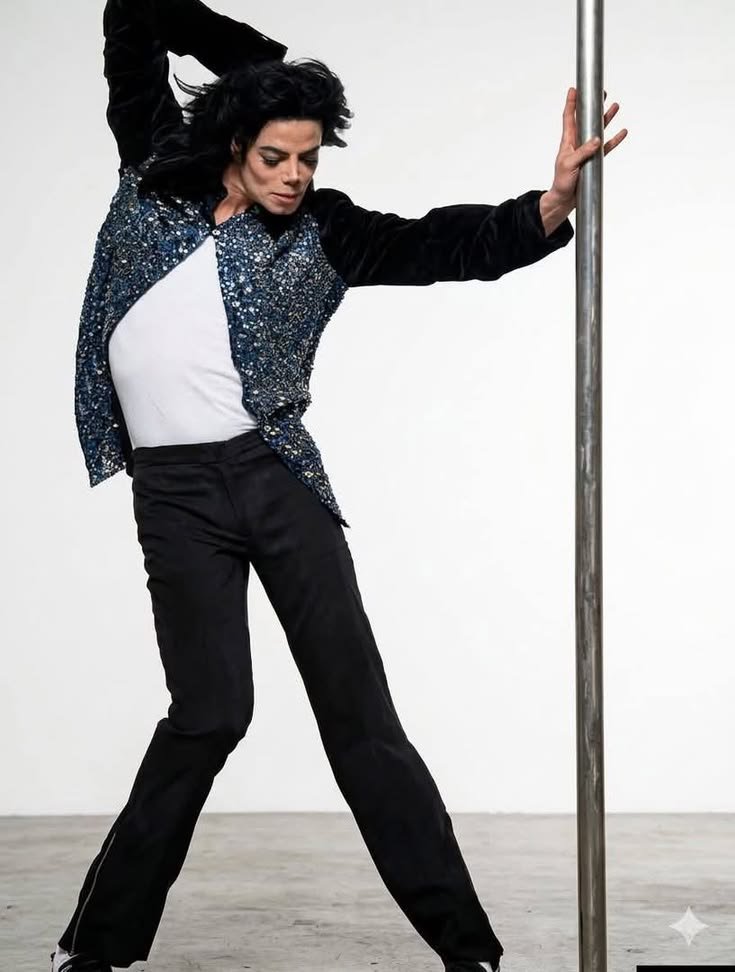 justabuffet's tweet photo. hoje quero enaltecer quem teve a ideia de colocar o Michael pra dançar no pole dance no ensaio do invincible https://t.co/cyJqhVEZRz