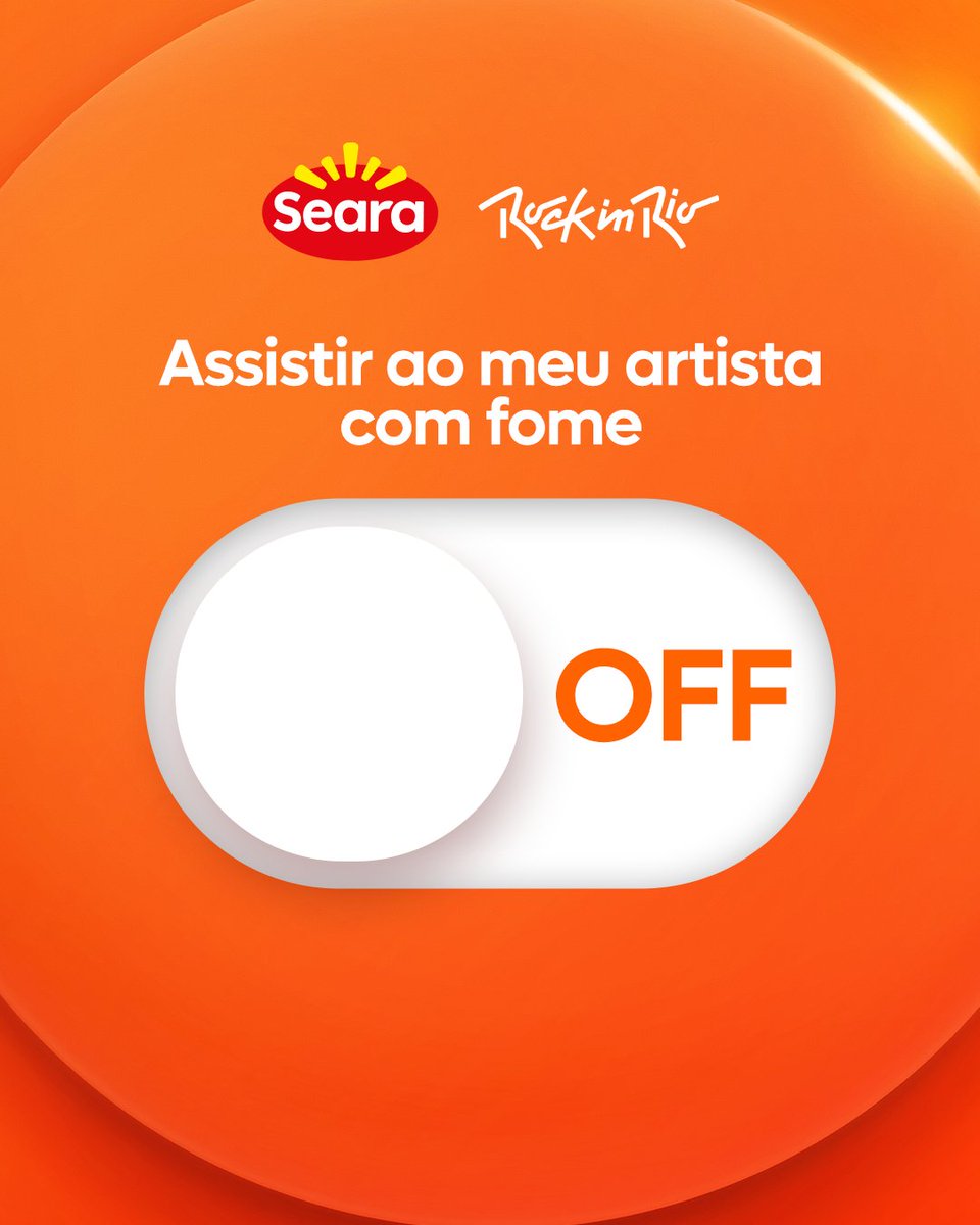 seara_brasil's tweet photo. Com a linha da Seara Air Fryer é sem tempo ruim. Seu Rock in Rio 2026 vai ter um PLIN! para cada momento. Quem tá pronto pro aquecimento? Comenta aqui! 👇 https://t.co/aa320aGvnE