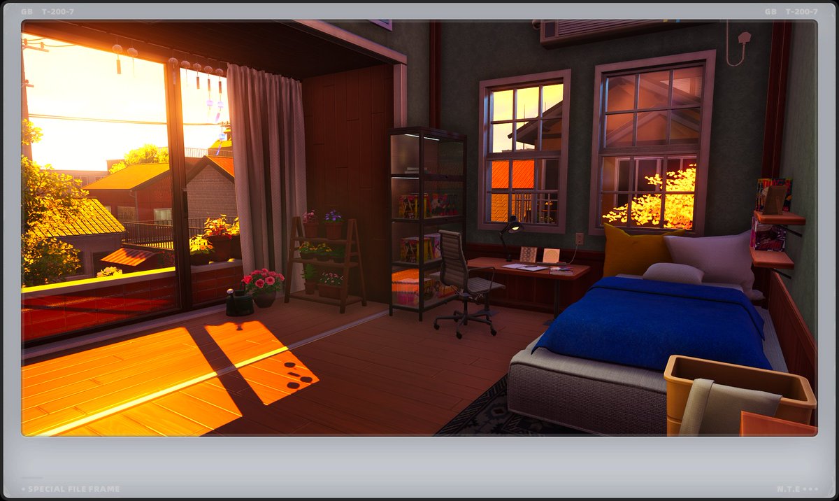echlair_'s tweet photo. I feel really envy. 
the thing is I never had a chance to have a personal room, and game like this, makes me feels comfy and cozy somehow. 
Game: Neverness to Everness. (NTE) https://t.co/w7TXqIah5x