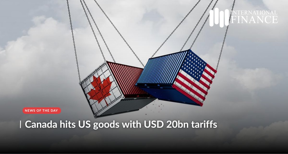 IntlFinanceMag's tweet photo. Canada slaps retaliatory tariffs on American goods worth USD 20 billion #NewsoftheDay #Internationalfinance
The measures will take effect on September 8 and impose duties of 15%, 25% and 50% across around 700 products imported from the US #CanadaTariffs #TradeWar #InternationalTrade #USCanadaRelations