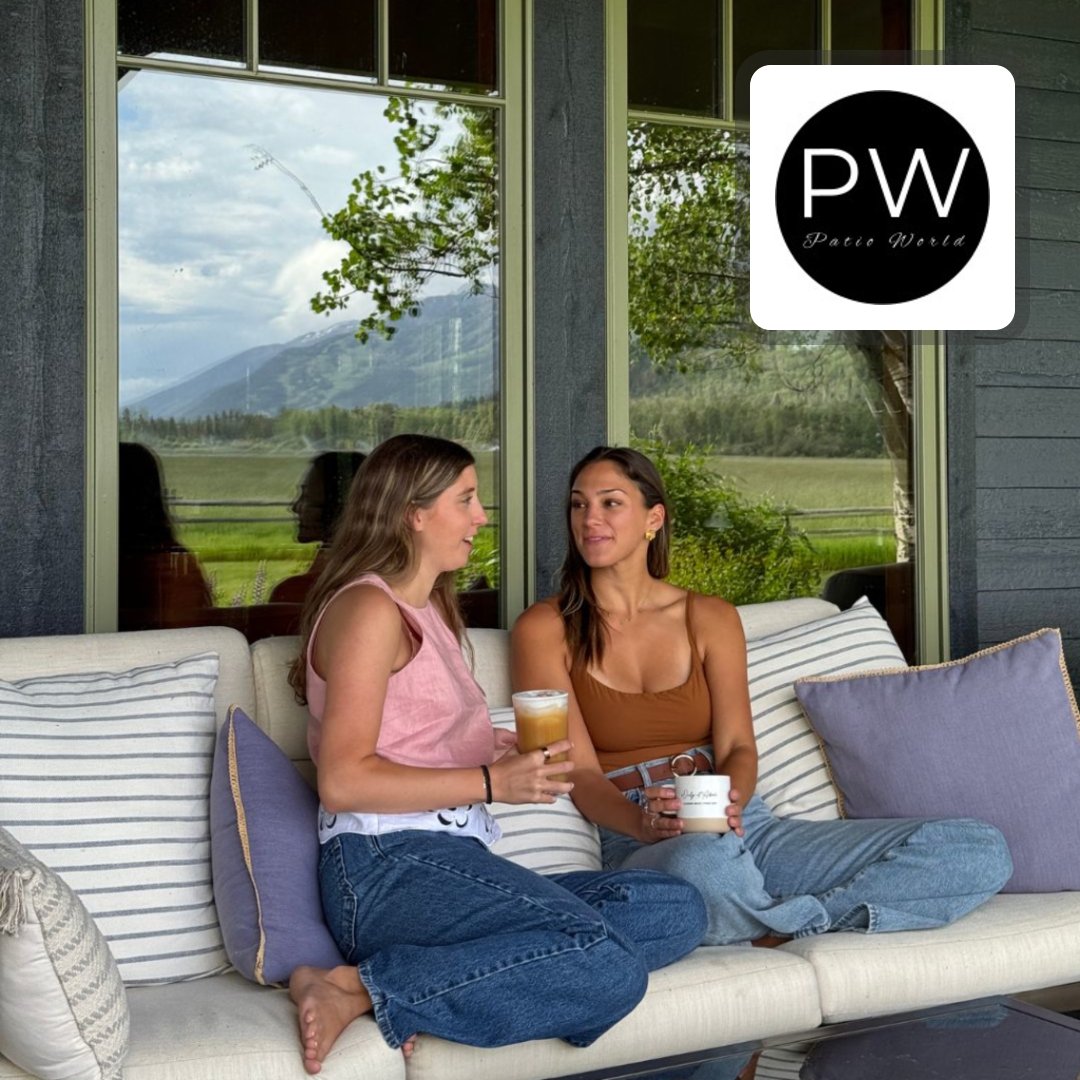 PWWonline's tweet photo. Good conversation. A comfortable seat. ☕️🌿A view worth looking at. 

Great weather is still very much here and your porch, patio, or backyard should be working for you. 🙌 

This is the outdoors. This is what it’s all about. https://t.co/TBSgce7Mb5