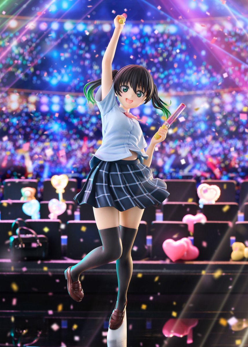 plum_naka's tweet photo. ＼\みんなのライブをみて、
すっごくときめいちゃった！🌈/／

『ラブライブ！虹ヶ咲学園スクールアイドル同好会』より、スクールアイドルが大好きな虹ヶ咲学園の2年生「高咲 侑」をニジガクの夏制服にてフィギュア化しました♪💚
#虹ヶ咲 #ニジガクの夏 https://t.co/ZOKfibUG3m