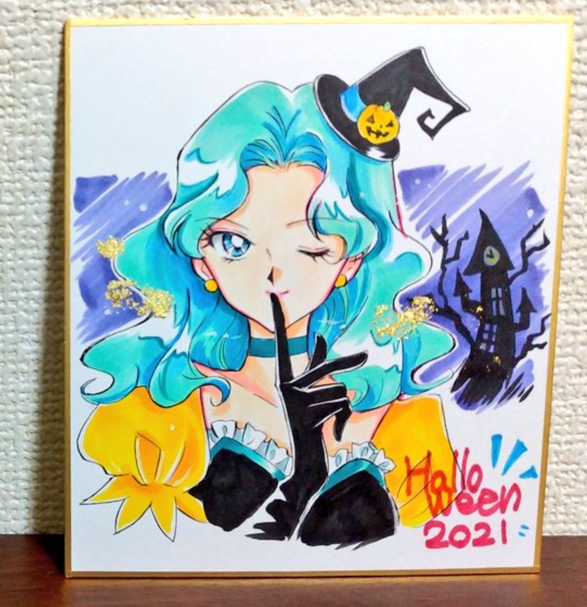 kamui1201's tweet photo. #上手いとか下手とかそういうのは関係なく自分が気に入っている絵

今まで描いた
海王みちるのアナログ色紙💚 https://t.co/yuQ8oZVazd