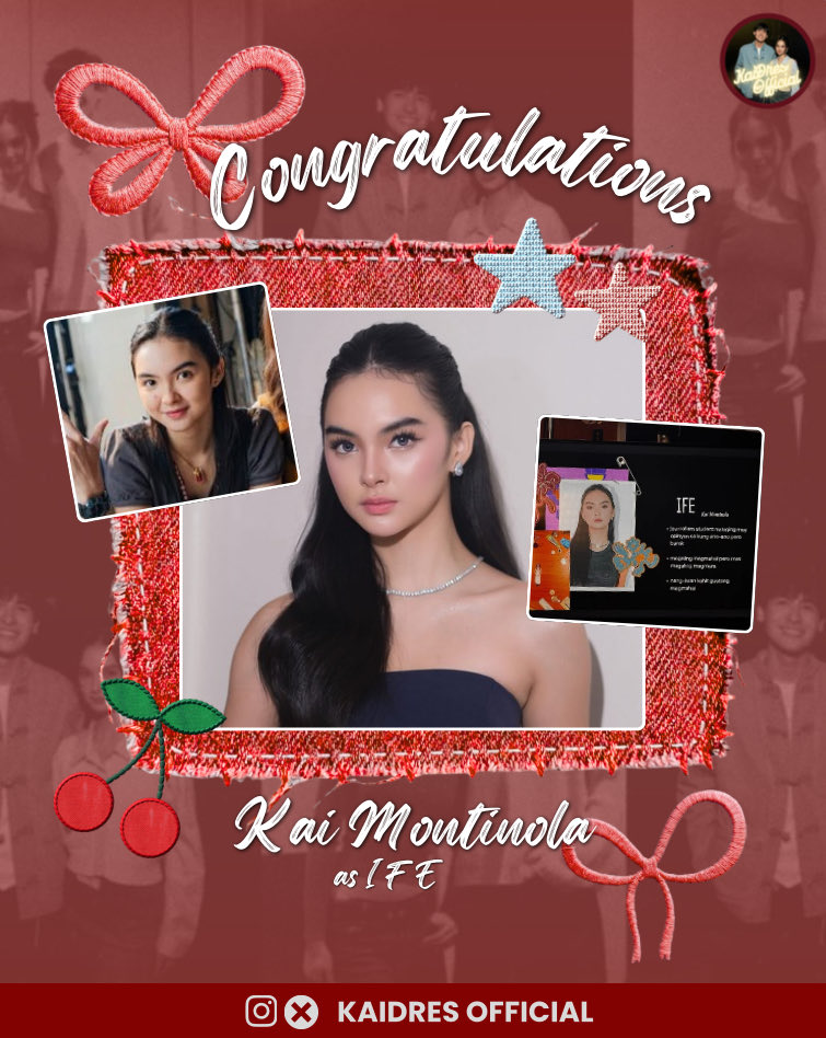 KaiDres_OFC's tweet photo. 𝐂𝐨𝐧𝐠𝐫𝐚𝐭𝐮𝐥𝐚𝐭𝐢𝐨𝐧𝐬, 𝐊𝐚𝐢! 🎬

Another milestone unlocked for our girl! 🥹 Congratulations on your new movie, First Sem, where Kai takes on the role of Ife! We’re beyond proud and excited to see you shine in this new chapter. 

And the best part? First Sem is coming to Netflix! 🎥♥️ We can’t wait to watch you bring Ife to life and see all your hard work on screen.

Here’s to more projects, more opportunities, and more milestones ahead. Kaidres Pixies are always here to support you, through and through. 🧚🏻‍♀️

#KaiDres #KaiMontinola #AndresMuhlach