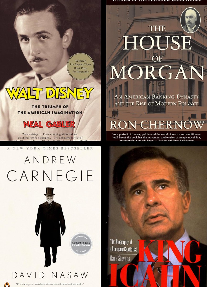 BookNoteApp's tweet photo. business biographies that teach more than an MBA: https://t.co/MtyQQyOiZT