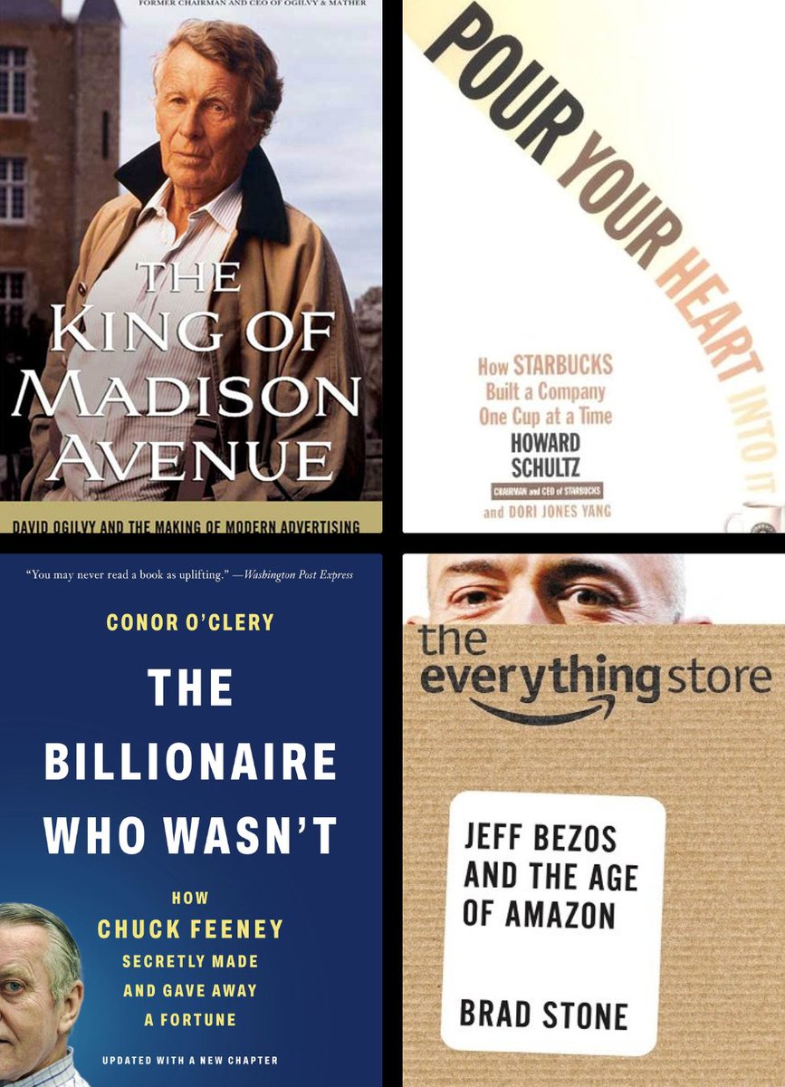 BookNoteApp's tweet photo. business biographies that teach more than an MBA: https://t.co/MtyQQyOiZT