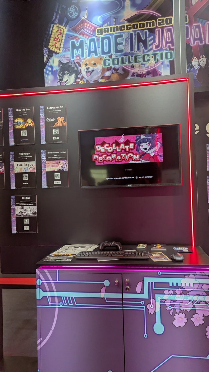 KEMCOGLOBAL's tweet photo. 👻 Heading to #Gamescom?

Stop by the JETRO booth and get hands-on with Decollate Decoration! 🎮✨

Play as a ghostly girl determined to make her feelings reach the one she loves... by any supernatural means necessary. 💀❤️

https://t.co/GLvylBe50m https://t.co/yHYs7REkIe