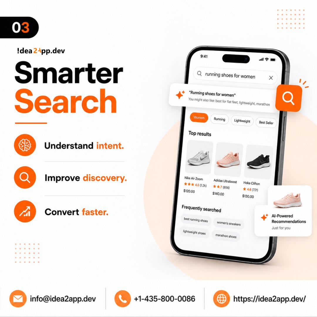 idea2app_dev's tweet photo. AI is transforming e-commerce in 2026. 

From personalized recommendations &amp; intelligent search to predictive inventory and demand forecasting, AI is making shopping smarter and operations more efficient.

Read more: https://t.co/xywPgxbZGU

#AI #Ecommerce #RetailTech https://t.co/si9zdcvMlM