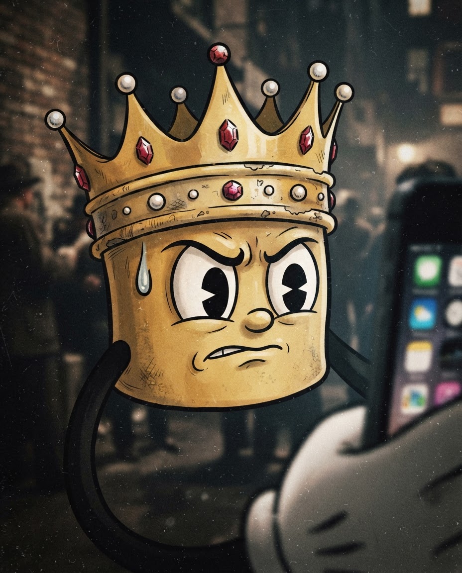 CrowncoinsC's tweet photo. Caption this: the face you make one symbol before it lands https://t.co/MObcgzk53c