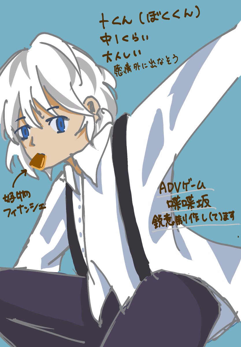 laterlili's tweet photo. ゲーム設定絵描きたいなーと思っていたので、落書きした。
本当にエターナるのだけはごめんなので、ちゃんと作ります。。。！ https://t.co/tQWmUR9XBV