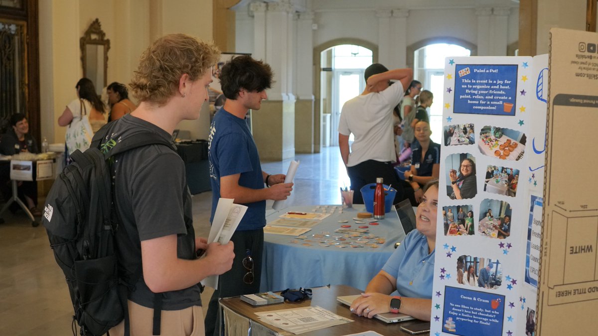 smwc's tweet photo. The semester’s Student Involvement Fair took place Tuesday and Wednesday, giving students the opportunity to explore campus clubs and organizations. At The Woods, students are always encouraged to find their passions, get involved and build community! https://t.co/IuKRcIIaDG