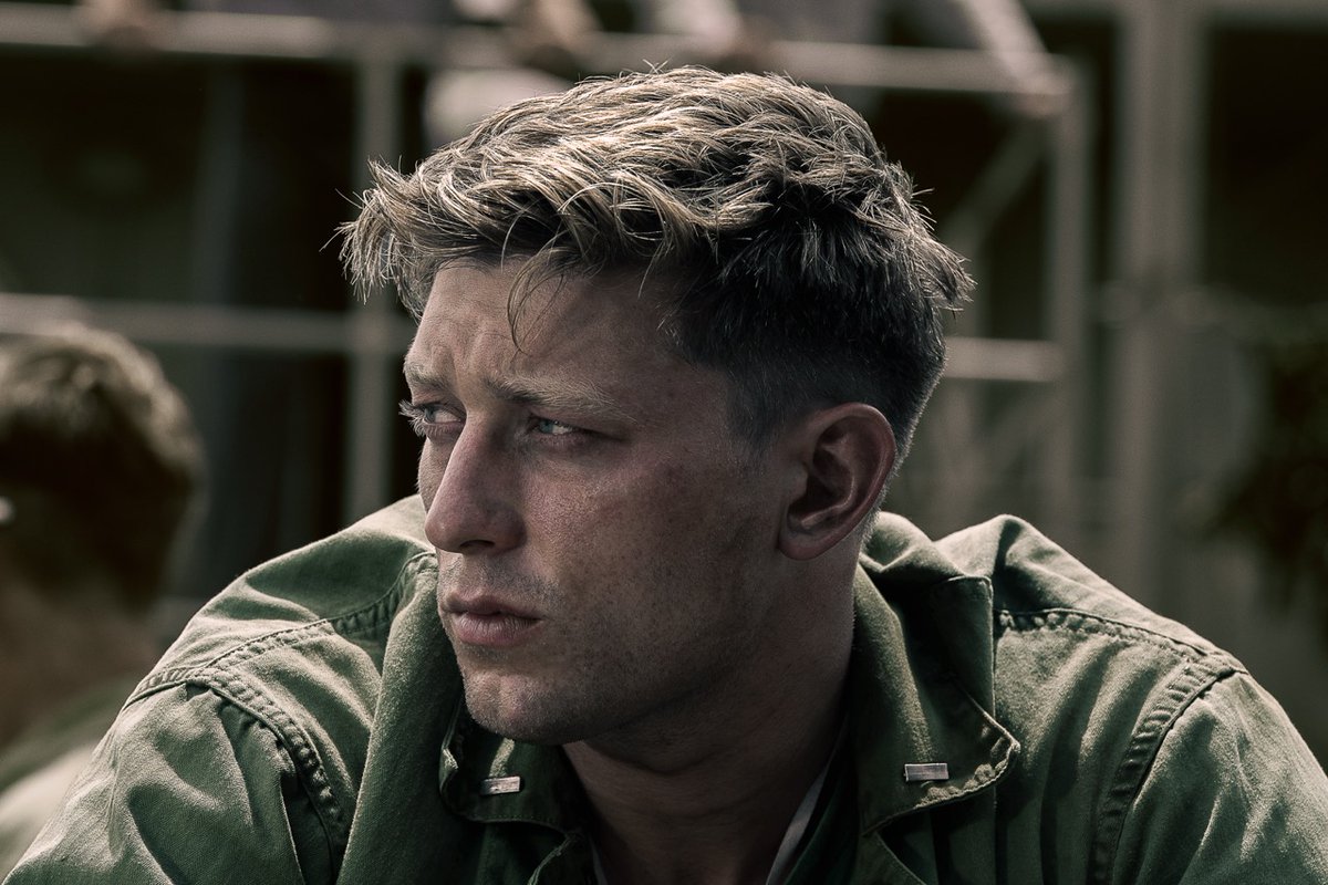 mosquitobowl's tweet photo. Based on a remarkable true story, following the attack on Pearl Harbor, four of America’s top college football stars set their fame aside to enlist in the Marines. From Peter Berg, starring Nicholas Galitzine, Bill Skarsgård, Ray Nicholson, and Tom Francis. THE MOSQUITO BOWL comes to theaters October 30 and Netflix November 25.