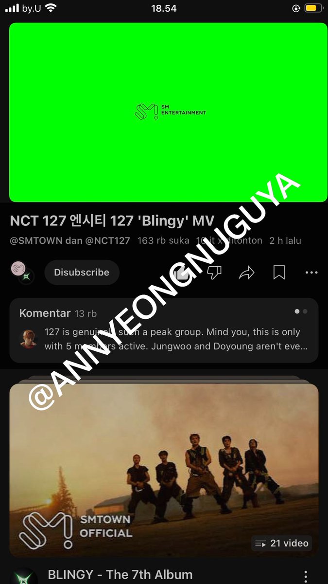 annyeongnuguya's tweet photo. 🔥 𝙉𝘾𝙏 127 𝘽𝙇𝙄𝙉𝙂𝙔 𝙎𝙏𝙍𝙀𝘼𝙈𝙄𝙉𝙂 𝙋𝘼𝙍𝙏𝙔 🔥

NCT 127 엔시티 127 'Blingy' MV🍀

🖇: https://t.co/JKfHsB96T0…
‼️DON'T BREAK THE CHAIN‼️

💌 : @haelioos @zeushistone 

127 IS ALL WE WANT
#LetsGetBLINGY #NCT127_BLINGY https://t.co/hRiiEU6ZBp