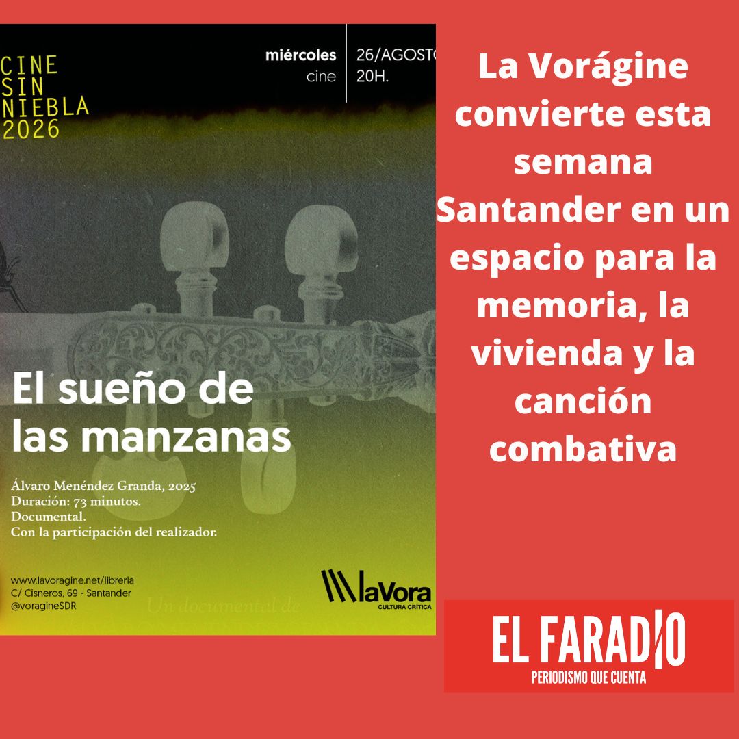 elfaradio's tweet photo. La Vorágine convierte esta semana Santander en un espacio para la memoria, la vivienda y la canción combativa
https://t.co/z4YUDXIw0e
#Creadores #CulturaCrítica #LaVorágine #Arte https://t.co/rZ2DfkiSvG
