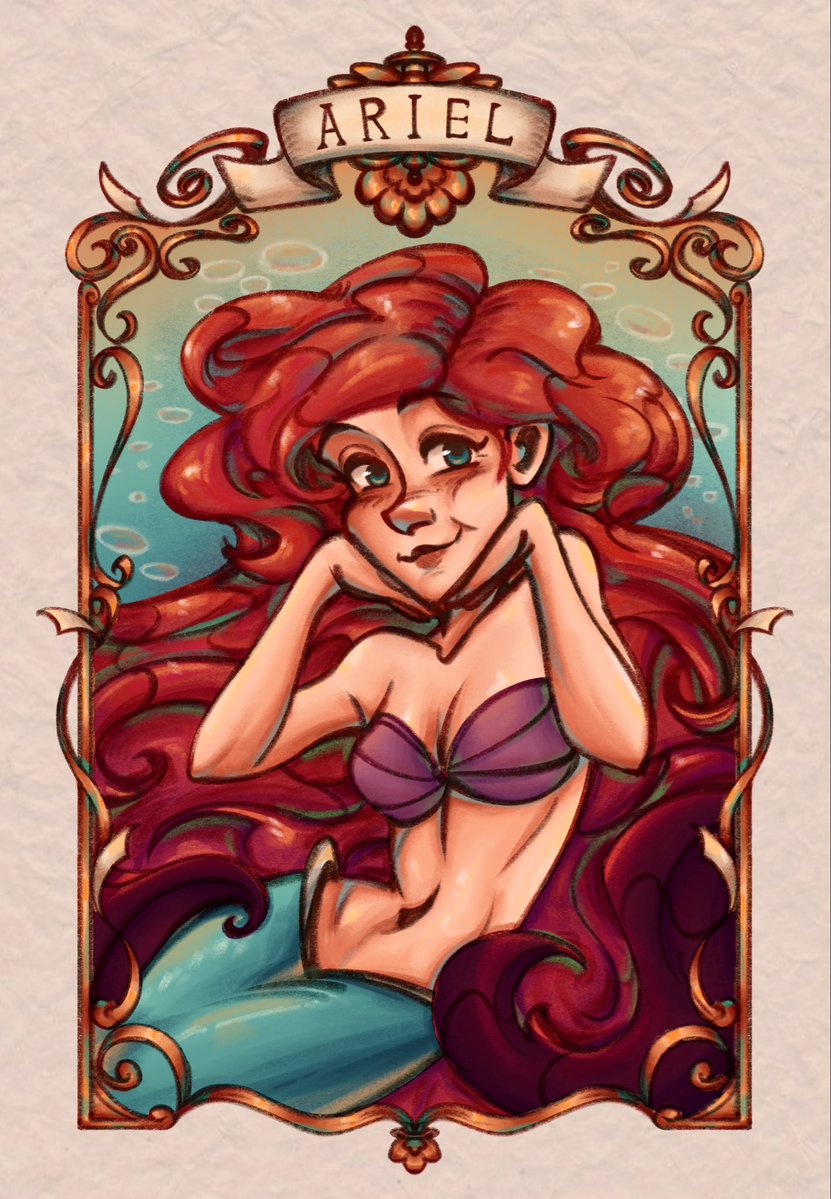 Isscookiess_art's tweet photo. #Ariel #thelittlemermaid https://t.co/E7mHsESZWe