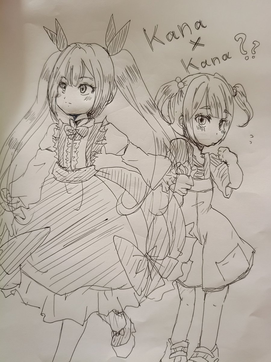 yuwayukko's tweet photo. #異世界H英雄伝

みんなゆかさんなら描ける上達するって
言ってくれるので頑張った😭✨
適当に見えるでしょ💦
愛はある❤️
���ころでなぜ私はボールペンで描いてしまうのか…
じっくり見ないでください
修正テープ使ってます😂💦
スマホで撮って反転させて修正するという…
液タブ手放さなきゃ良かった… https://t.co/1IVMrxPiXb