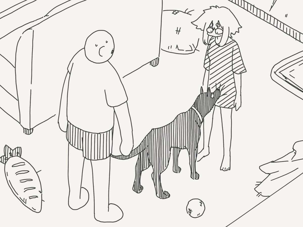 horideiyasumi's tweet photo. 仲良しの絵です。 https://t.co/7Ucb8XZdrT