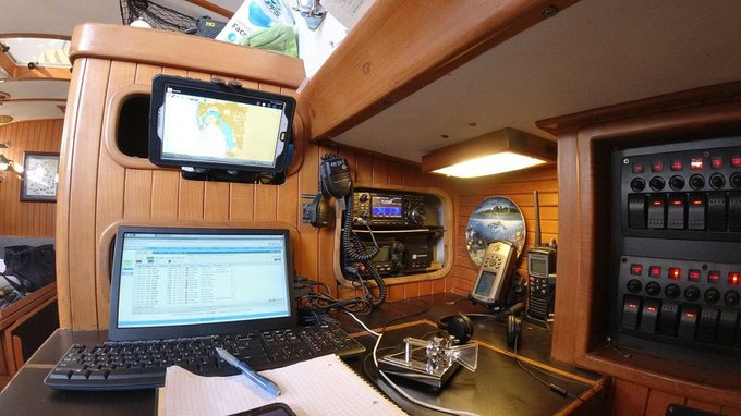 vk6ysf97230's tweet photo. Contact made with Barry (KD6XU/MM)
Port Villa, South Pacific (Maritime Mobile)
27 August 2026 12:01 Z
Freq: 7078.0 kHz (Dial)
Mode: JS8Call
TX: 25Watts
RX: +00Db SNR
Distance: 5,476km (Approximately)
Maritime Mobile aboard the Ma Kai
#js8call #40mband #hfradio #pskreporter https://t.co/vKXnrdqAuP