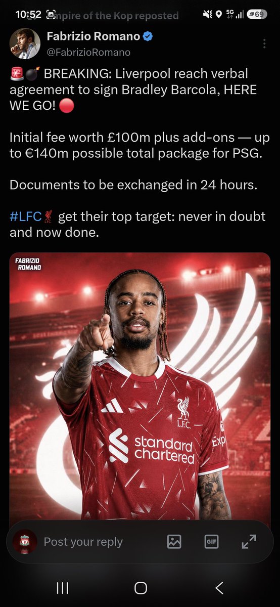 4everred1's tweet photo. @UTD_carl Here we go https://t.co/CEIQxofwIA
