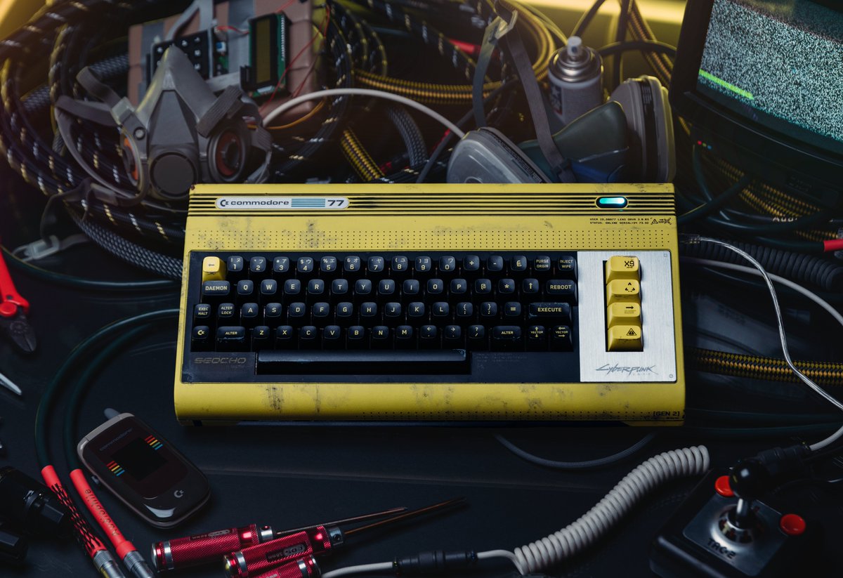 AKModTW's tweet photo. @commodoreofcl
@CyberpunkGame
Commodore 77
https://t.co/MYrSXlUdzh
#Commodore
#Cyberpunk2077
#AKMod https://t.co/TuCbuuETez