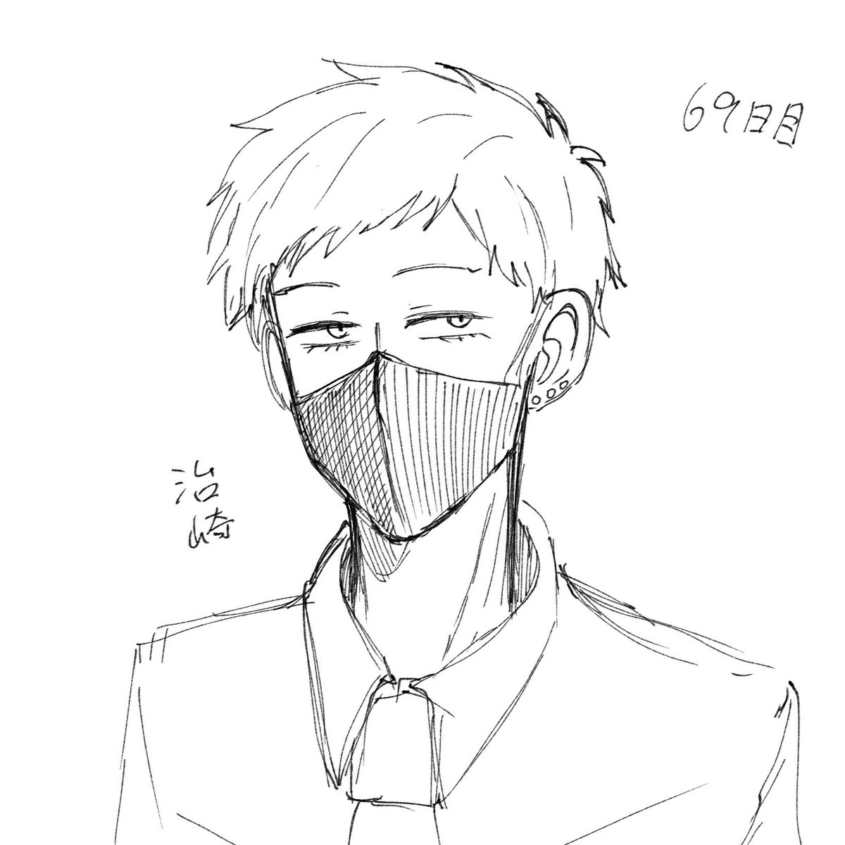 MOtttyun___0417's tweet photo. #1日1治崎 

69日目！！
今日時間なかったごめん😭😭😭 https://t.co/688H99hrmL