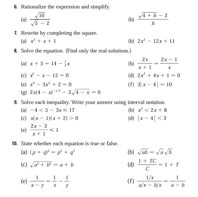 ahmadzakiyudin_'s tweet photo. buat maba, cobain deh soal-soal ini

terutama yg dapet kalkulus/matematika

soal-soal ini bisa jadi tolok ukur kesiapan kalian buat menghadapi matkul kalkulus/matematika

kunci jawaban menyusul yaw

sumber: Calculus Early Transcendentals by James Stewart https://t.co/jIan6wQZbc