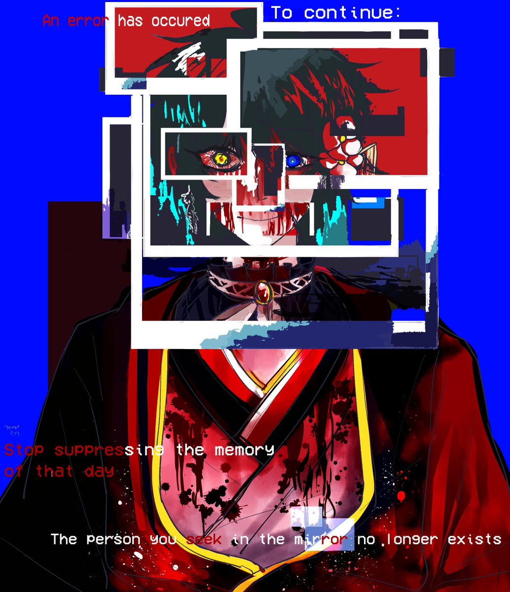 takalade's tweet photo. kage.hira. 
emm a little bit horror anyway(？

小咪你的鬼味重重的🥰 https://t.co/aaxLAoOZvS