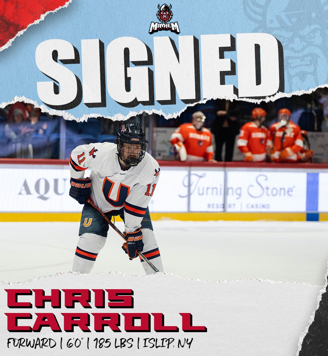 MaconMayhem's tweet photo. Welcome to Macon, Chris!!

🗞️ https://t.co/NymV5iOPFJ 

#AllOutMayhem https://t.co/jhIKN24Cwh