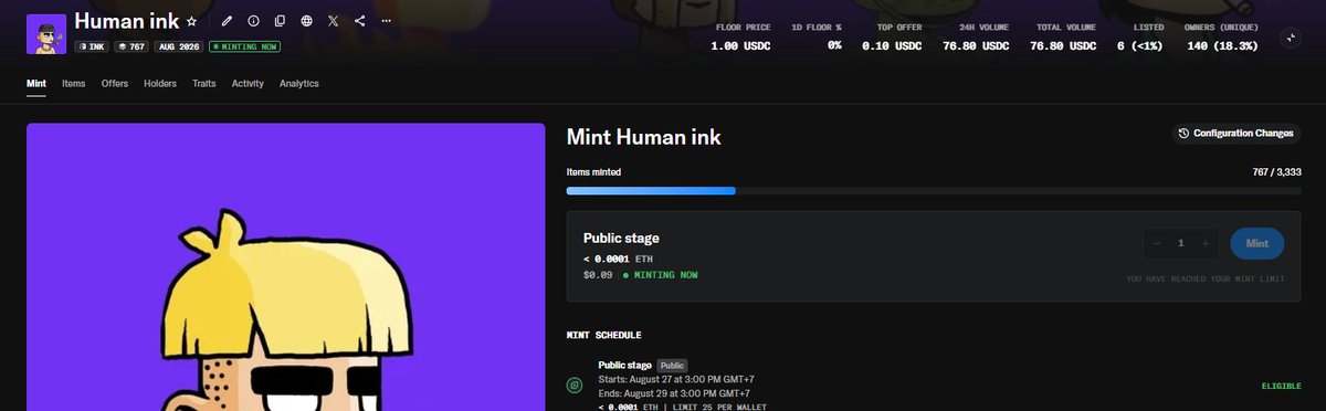humaninkNFT's tweet photo. I offer a mint price, and if you don't believe it and don't want to be a part of it, you can choose to stay or leave. https://t.co/YZPwsts239