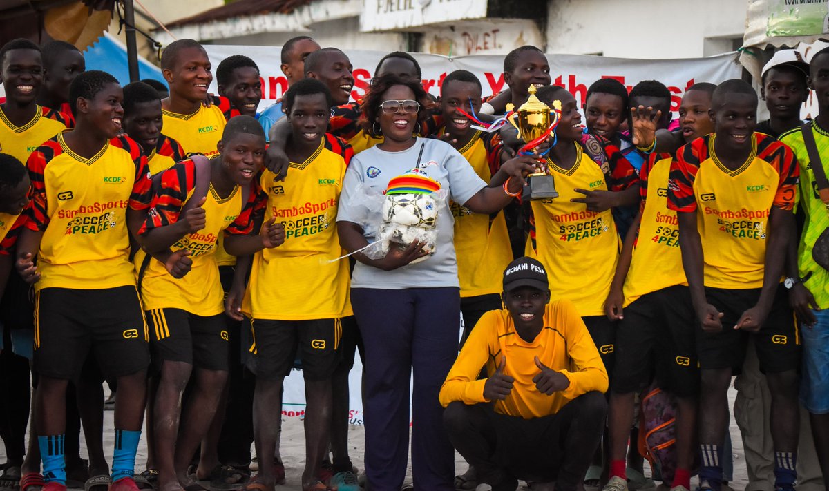 Samba4Youth's tweet photo. Maji Safi Youth "Cleansed" through a robust Sports4Development tournament,... Inspiring interfaith youth coexistence, cohesion and collaboration.

See the full script with loads of photos
👇
https://t.co/qe8hCDFUuo

@RadioCitizenFM
@KCDF
@NCIC_Kenya
@NACADAKenya https://t.co/I2US81HHz2