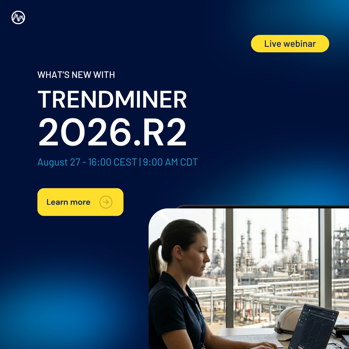 TrendMining's tweet photo. Starting in 1 hour: TrendMiner 2026.R2 live walkthrough. 4pm CEST / 9am CDT. Last call to join live.

https://t.co/zy7SZ63PjR https://t.co/odqriicHTY