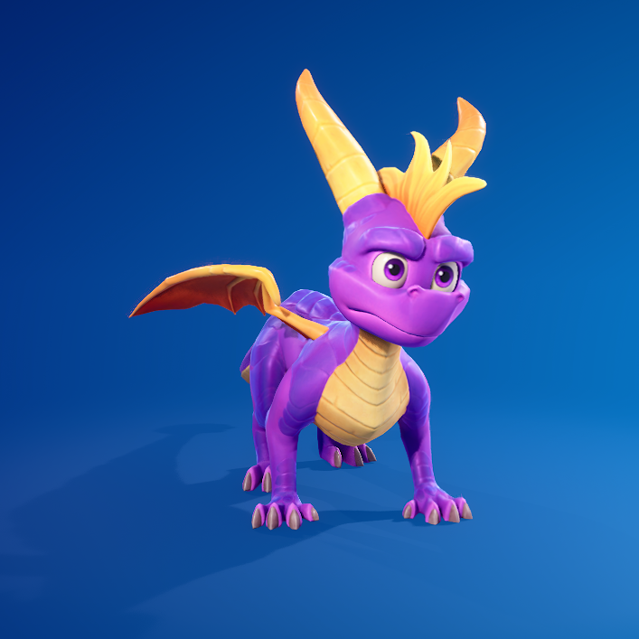 ShiinaBR's tweet photo. SPYRO IN FORTNITE https://t.co/yqyMA8zF8R