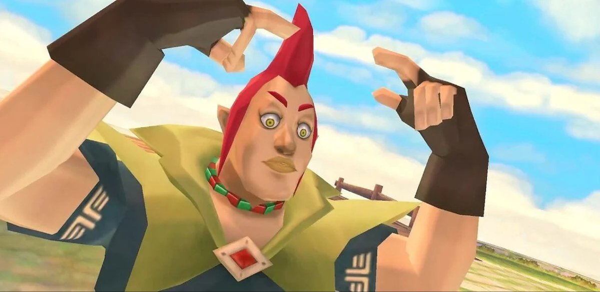 realBlusterKong's tweet photo. @serenade_sun @AllbonesJones I mean you’re right that SS is borderline unplayable but at the same time it’s got the best Zelda bro of all time so at least there’s that https://t.co/pSpvRoiGJH