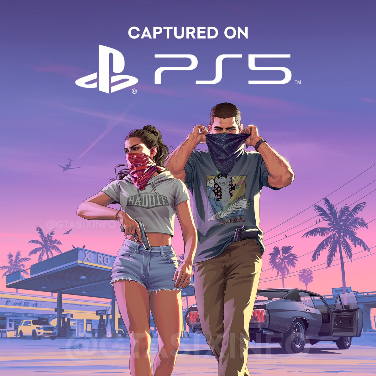 GTASixInfo's tweet photo. GTA 6: An Extended Look was captured entirely on a base PS5, not the PS5 Pro.

The showcase will also run for around 26 minutes. https://t.co/3da8xs8B78