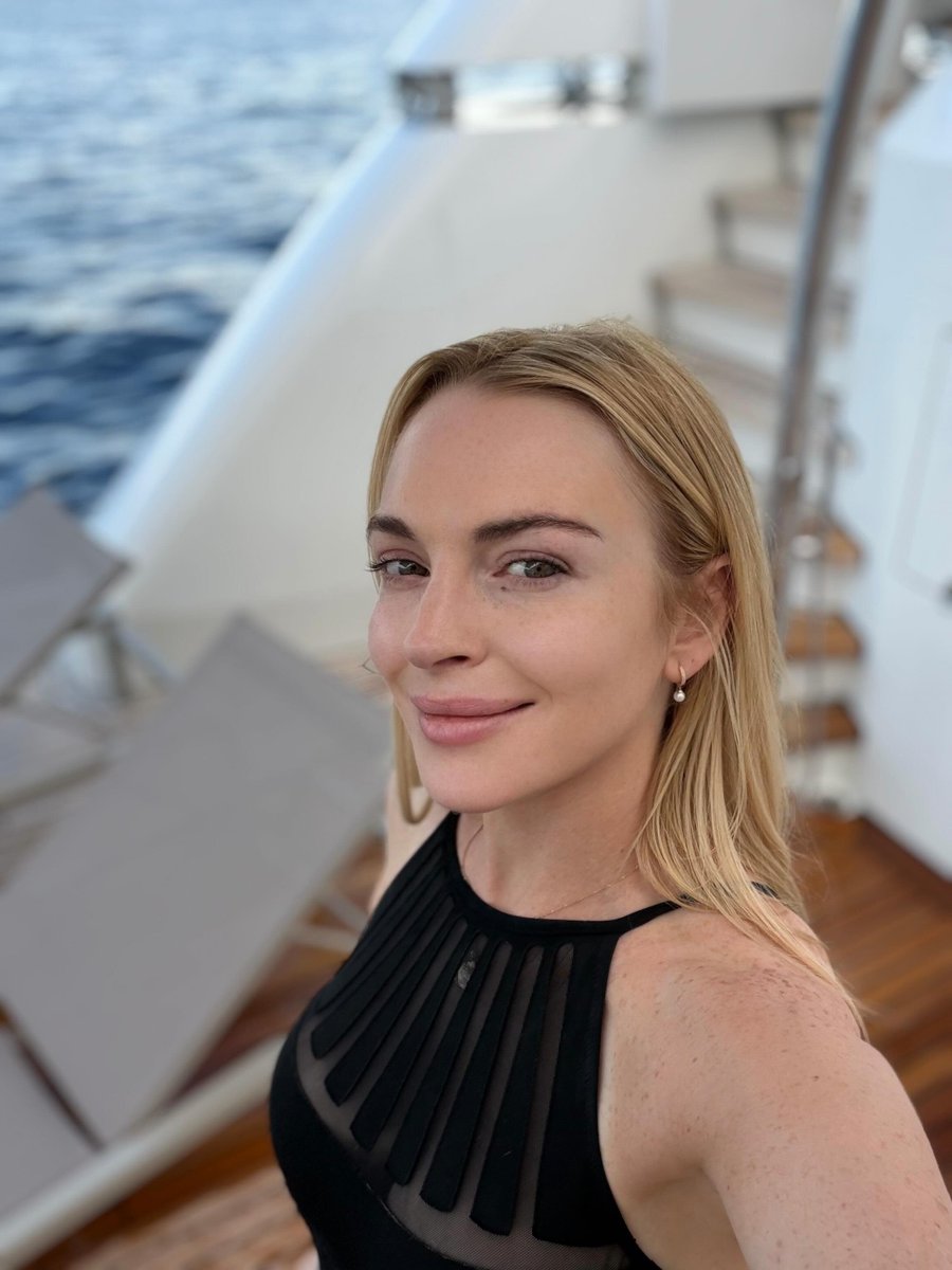 lavitalohan's tweet photo. Lindsay Lohan shares more photos from her family vacation in France. https://t.co/wf37gAeYBn