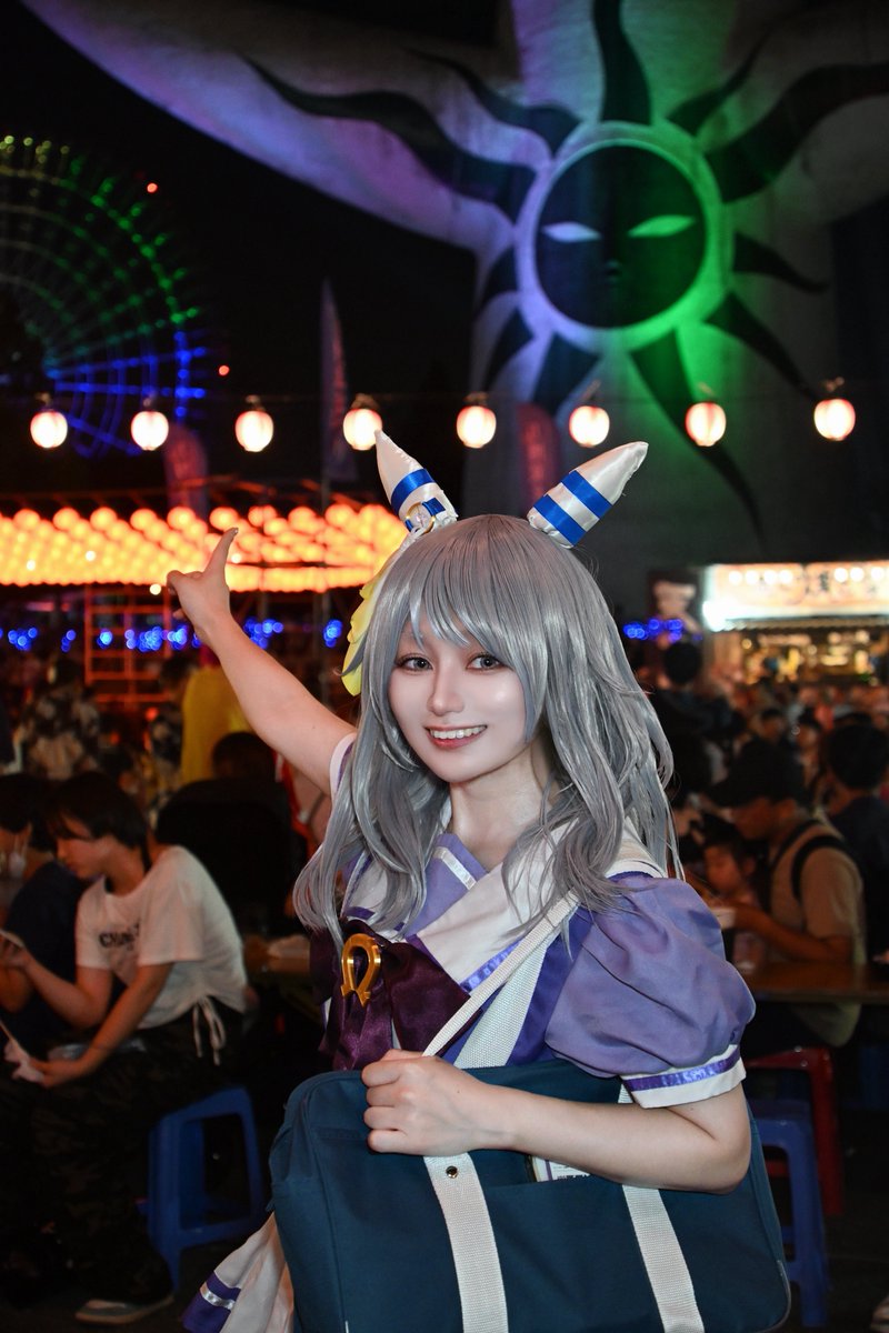 ccchibico's tweet photo. ⚠︎ #cosplay 

　　ウマ娘 ✴︎ ヒシミラクル

Photo : @moekama_part2 
#アコスタ万博夏まつり　☀️ https://t.co/w5S8CeolW2