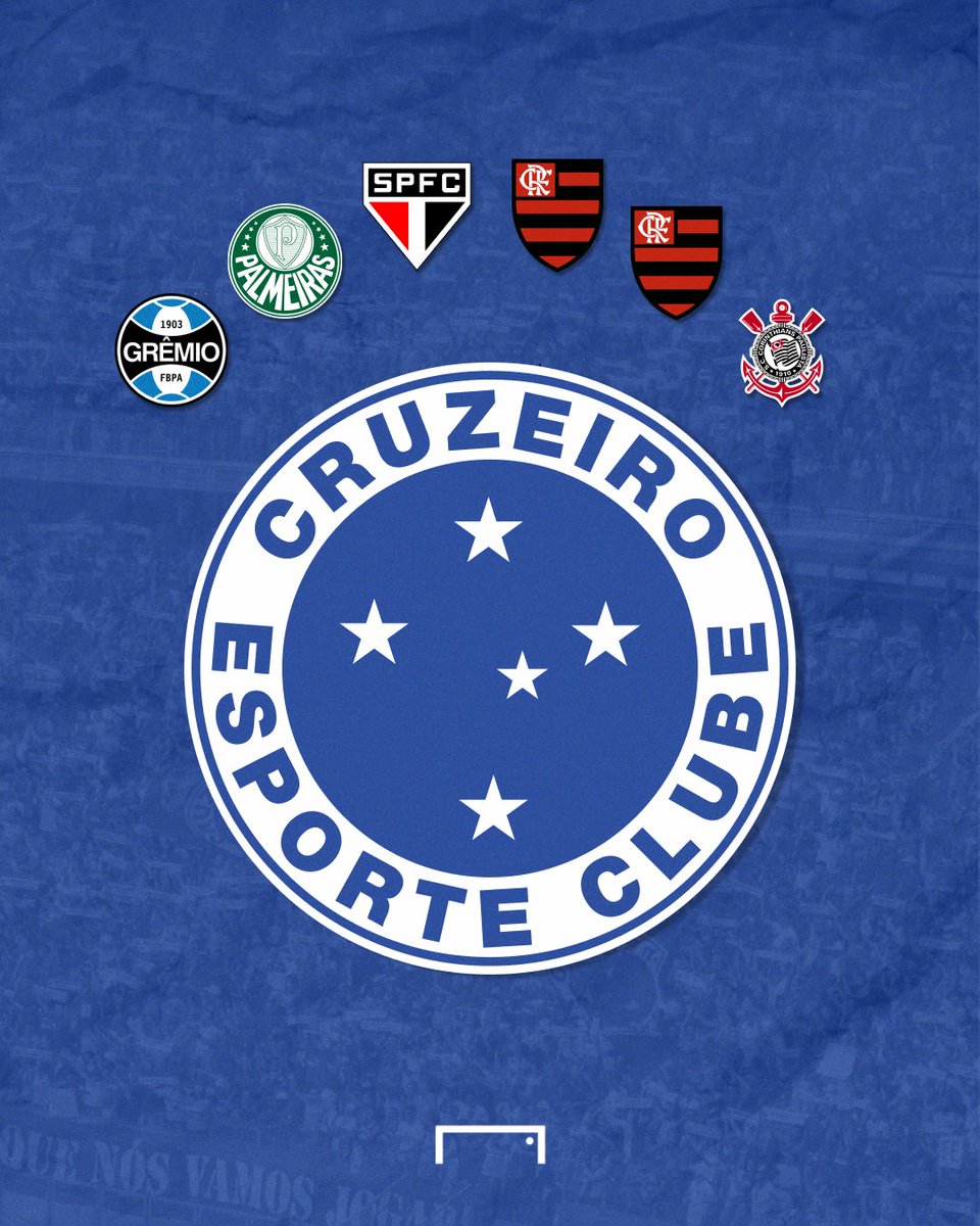 GoalBR's tweet photo. Os campeões da Copa do Brasil e seus vices! 🏆➡️🥈

E se em vez de estrelas os vencedores do torneio usassem os escudos dos rivais derrotados na final? 😬⁉️ https://t.co/7eE43N3xeN