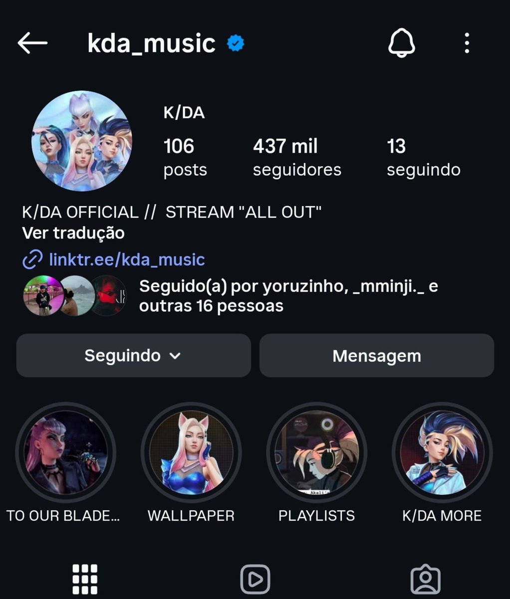 ArenaXWiccano's tweet photo. 🚨 O QUE ROLOU?

A conta KDA_MUSIC no Instagram ficou inativa por algumas horas, não podendo ser encontrada por outros usuários 

A conta já voltou ao normal e usuários indicam que talvez a conta tenha recebido modificações para o Comeback do KDA!

O que acham? https://t.co/G6fd9A41Y7