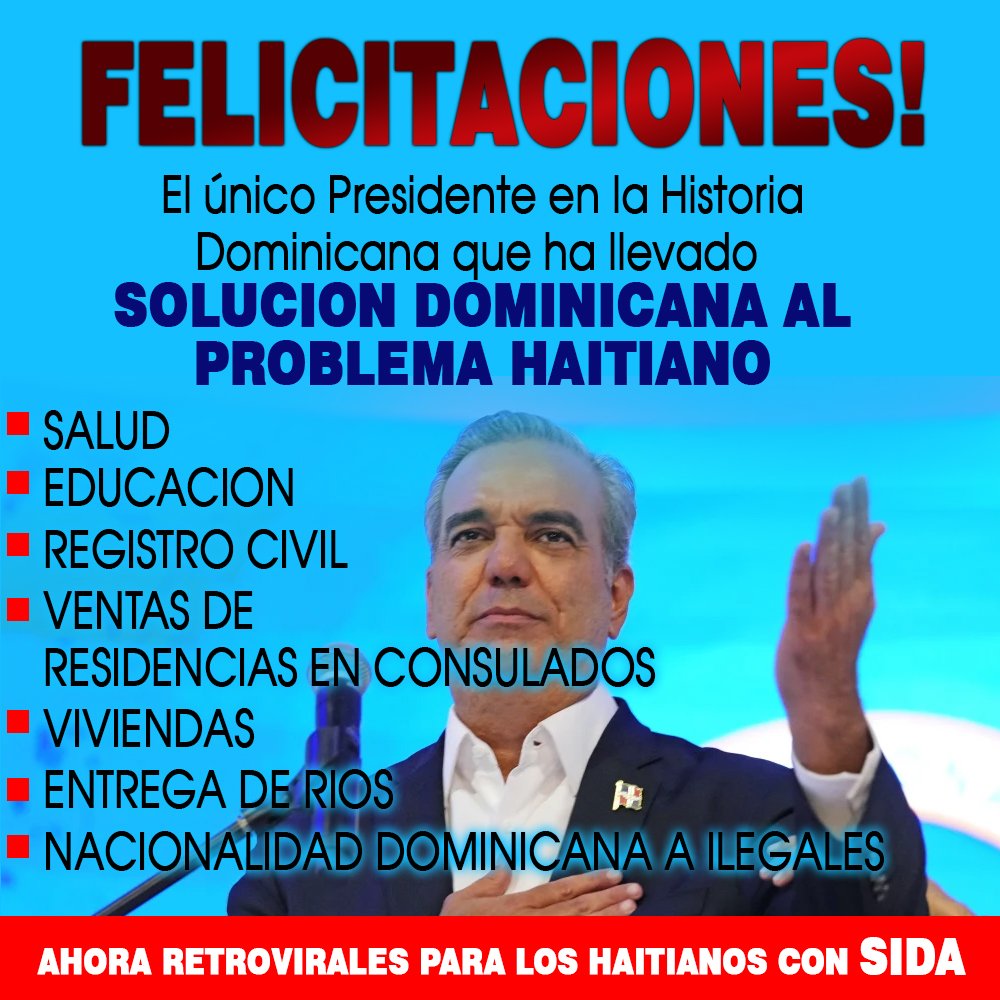 cesarsierrap's tweet photo. @pelegrinc No tenemos un gobierno que defienda Republica Dominicana. Quieren convertirnos en estado fallido. Necesitamos la ayuda de nuestro socio estrategico EEUU y sacar chinos y haitianos del pais @pelegrinc @jvcs57 @VinicioSenador @luisabinader @EmbajadaUSAenRD @SecRubio @matiasgarciard https://t.co/nxkrtga1q3