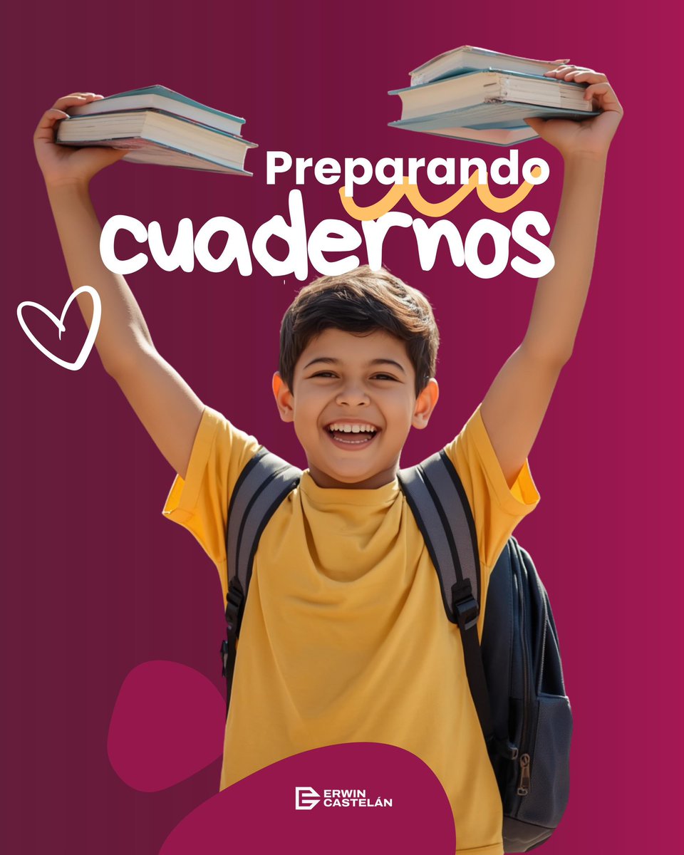 ErwinCastelan's tweet photo. Estamos a solo unos cuantos días del inicio del nuevo ciclo escolar y en muchos hogares de Coacalco ya se siente el ajetreo bonito: forrar cuadernos, etiquetar lápices y alistar mochilas.
Todo el reconocimiento los papás por el esfuerzo que hacen. #ErwinCastelán
#Kst❤️lan #KST https://t.co/ovHLzgR63b