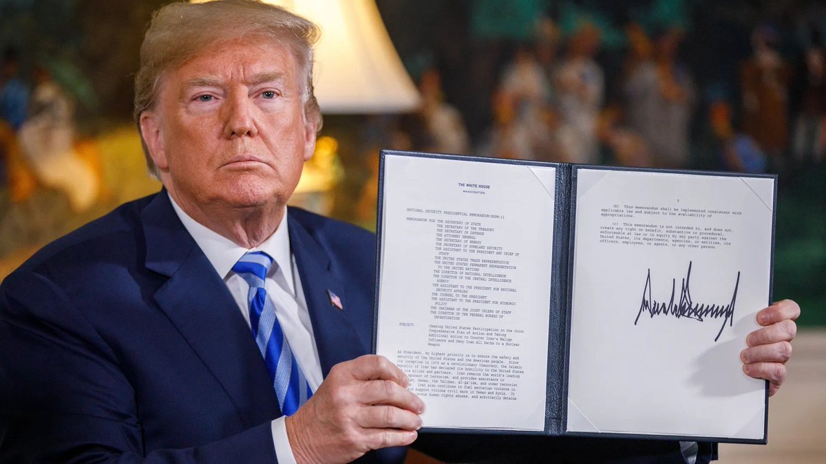 IranObserver0's tweet photo. ⚡️JUST IN: Trump has told Mediators that the US won't Return to the Memorandum of Understanding he signed with Iran

Meanwhile, Iran is not accepting any New Offers and demands that the US Implement the Memorandum of Understanding

▶️ Iran's Political System has now Concluded that signing Deals with the US is meaningless