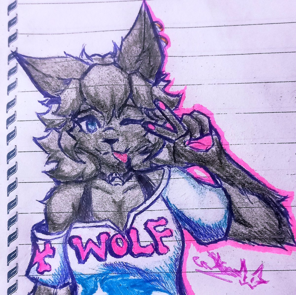 Cato_sandwich's tweet photo. Wolfie from fortnite 
In my heart she will always be called Lupita 

#wolfie #Fortnite #FortniteArt #wolfiefortnite #lupita https://t.co/stCJCOeHcU