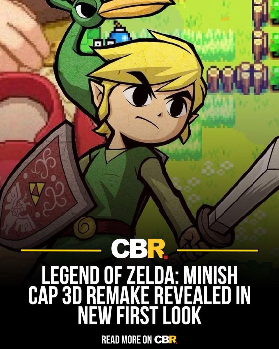 CBR's tweet photo. The Legend of Zelda: The Minish Cap is getting a fan-made 3D remake in Unreal Engine 5, complete with a Wind Waker HD-inspired art style and 3D platforming.
It's still early, but this could be something special.
Read more: https://t.co/NBwo55c2AT
#Zelda #TheMinishCap #Nintendo https://t.co/trKzdt91Lb
