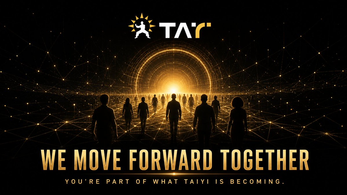 TAIYIbsc's tweet photo. TAIYI wouldn’t be where it is today without its community.

To everyone who found us early and chose to stay:
You’re part of what TAIYI is becoming.

We move forward together. ☀️ https://t.co/EDU37YAEJT