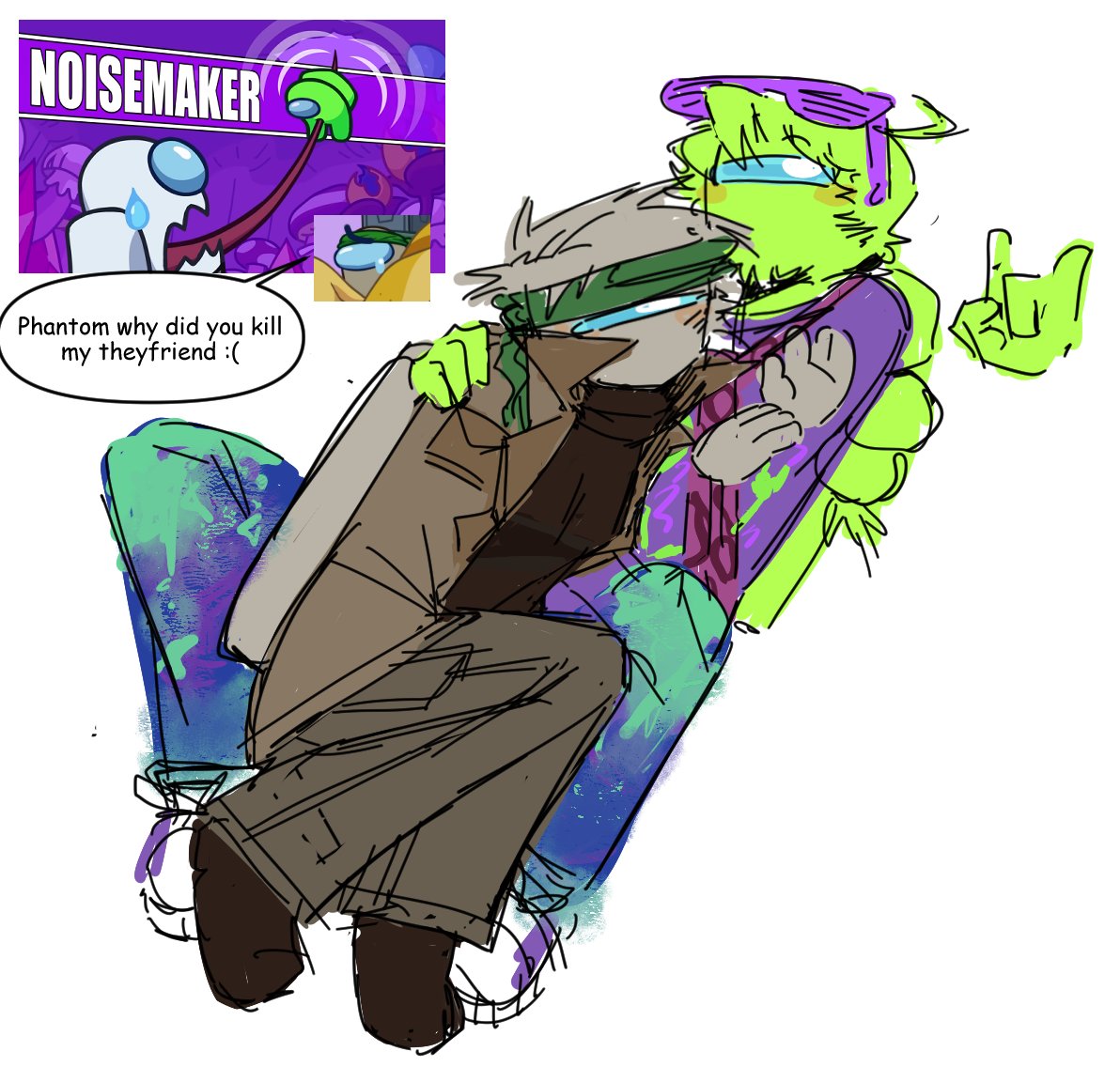 IHateAndreew3's tweet photo. old art from a month ago (3/4 is just noisemaker x tracker i'm sorry) https://t.co/flf8LWe0FX