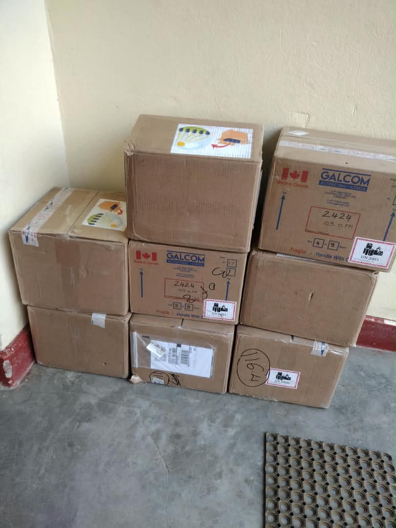 GalcomUSA's tweet photo. On July 22, we requested prayer that 750 solar fix-tuned radio receivers that were stuck in Kenya could move to the Ebola epicenter in the DRC- that has now happened praise the LORD! Pls keep praying that they will be used in IDP camps there soon. #GalcomUSA #EbolaDRC #Ebola2026 https://t.co/g70Nebvrht